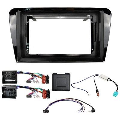 Auto-Connect installationskit til 9/10.1-tommers bilstereo, Skoda Octavia 5E 2013-2020