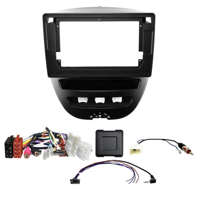 Auto-Connect installationskit til 9-tommers bilstereo, Toyota Aygo, Citroën C1 og Peugeot 107
