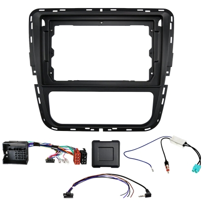 Auto-Connect installationskit til 9-tommers bilstereo, Volkswagen Passat B7 2011-2015, manuel AC