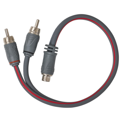 Auto-Connect snoet Y-splitter til lavniveau, 1 hun til 2 han, 0.3 meter, Level 2