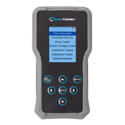 Auto-Connect MFAST, test- og måleværktøj af kabler og lyd