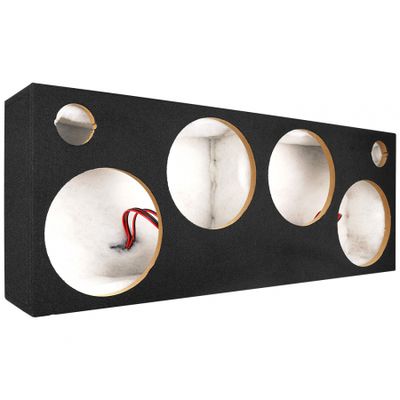 Auto-Connect SPL-boks 4x10 tommer med diskanthul