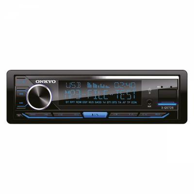 Onkyo X-QS726, Bluetooth-bilstereo med 3 par lavniveau (4V) og indbygget DSP