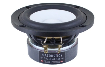 SB Acoustics SB12CACS25-4, 4 tommer bas/mellemtone