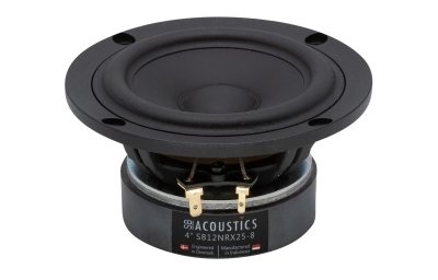 SB Acoustics SB12NRX25-8, 4 tommers bas/mellemtone