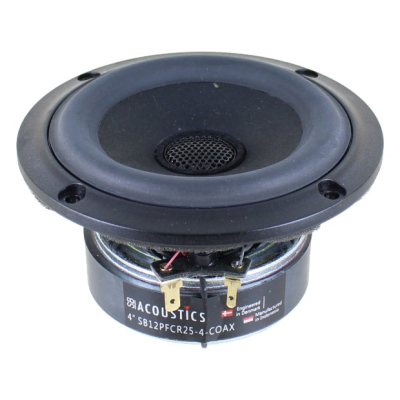 SB Acoustics SB12PFCR25-4-COAX, 4-tommer koaksialhøjttaler