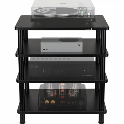 Dayton Audio MS41B, modulært HiFi-rack med fire niveauer