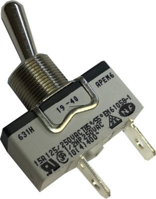 Vippströmbrytare ON/OFF 15A rostfritt