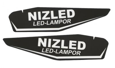 Nizled dekal till handtagsskydd KTM svart par