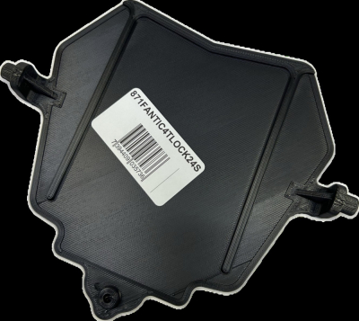 Skyddsplåt lamphus Fantic 4-takt 2024- svart