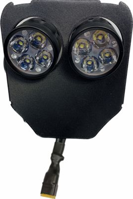 Dubbel lampfäste 80w Husqvarna 2017-2019, NIZLED R40DRL kallvit