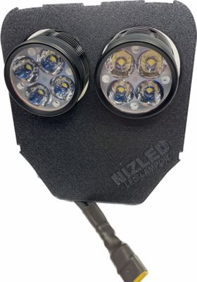 Dubbel lampfäste 80w Husqvarna 2020-2023, NIZLED R40DRL kallvit