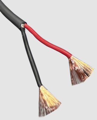 Nizled ström/högtalarkabel 2x1.6mm grå