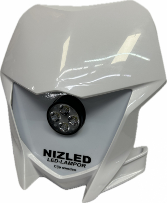 Singel lampkåpa 40w Yamaha YZ/WR 2019-2024, vit, varmvit, 1xE40F5K