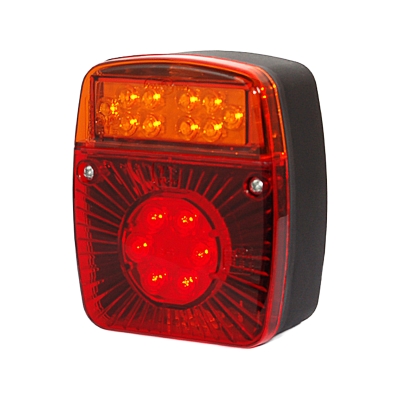 Strands Baglygter 3-Kammer LED 12/24V, Bag/Bremsning/Blinklys