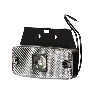 Strands Positionslys LED 111X50Mm Hvid 12-24V,12-24V E-mærket