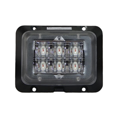 Strands Riktet Blinklys Rektangulær Orange LED Plan Montering