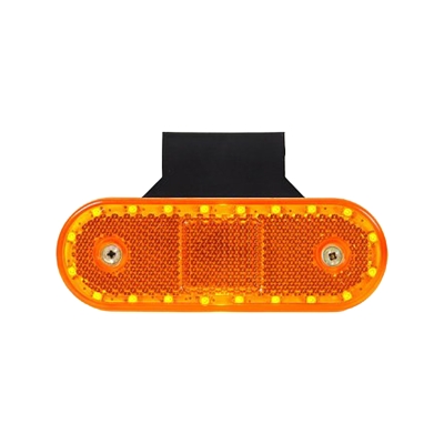 Strands Sidomarkering LED 12-24V, Inkl. Vinkelfæste Og Reflex.