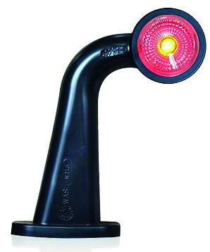 Strands Gummiarm LED 12-24V,(Hvid & Rød) Venstre
