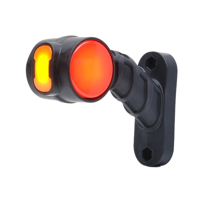 Strands Gummiarm Kort LED12-24V,L:134Mm H:108Mm B:55 Hvid,Rød,Orange