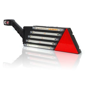 Strands Baklygte 8-Kammerlampe Venstre.,12-24V LED.