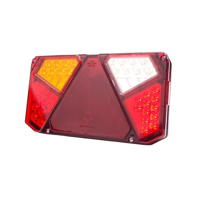 Strands Baglygter 5 Kamre LED Venstre,12-24V DC Bag, Bremse, Bagud, Dim, Blink