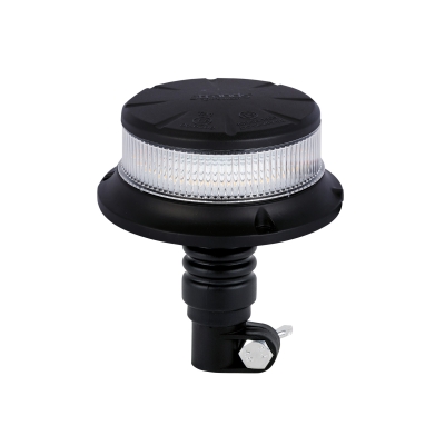 Strands roterende advarselslys orange LED/stangmontering