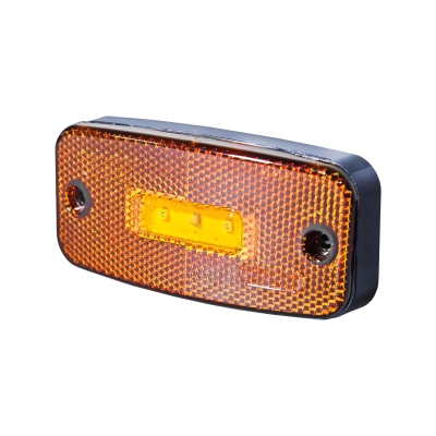 Strands Sidomark.Sld Orange,5LED 12-24V E-Mærket