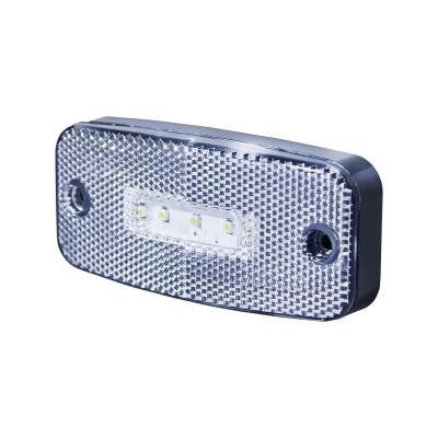 Strands Pos.Lys LED Hvid 5LED, E-mærket, 12-24V