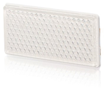 Strands Reflex Hvid 105X51Mm Selvklæbende 4-Pak, Med Dobbeltsiddende Tape