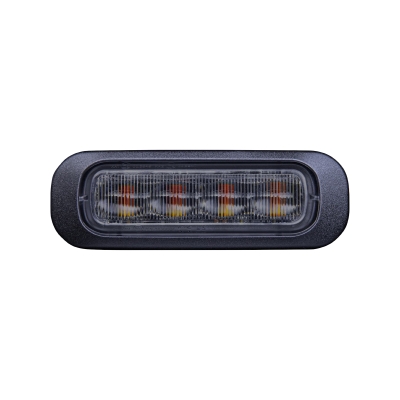 Strands Dark Knight advarselslys, 4 LED, ravfarvet, 4 m kabel