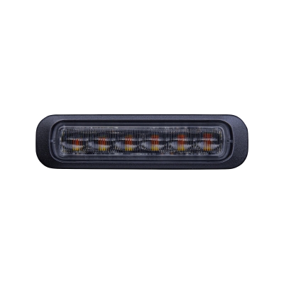 Strands Dark Knight advarselslys, amber, 6 LED, 4 m kabel