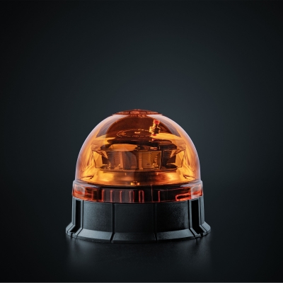 Strands Big Energy Roterende Advarselslys Orange Linse Planmontering