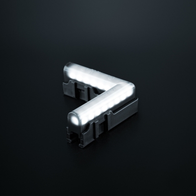 Strands Freedom Dark Line Hvid Hjørnepositionslys