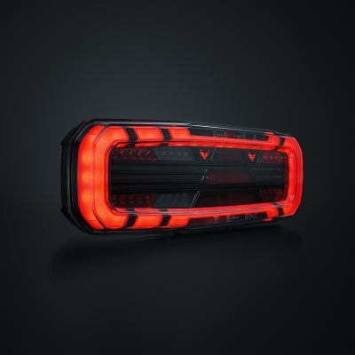 Strands Freedom Dark 5 Funk. Baglys Venstre til Trailer