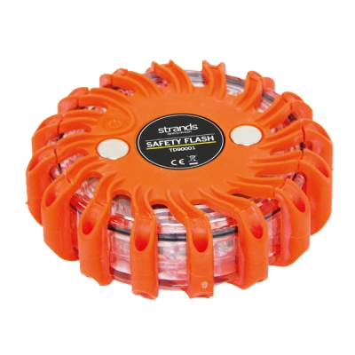 Strands Varning/Riktat Blixtljus Pucken Orange LED