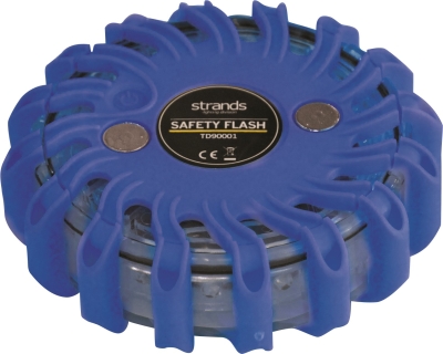 Strands Varning/Riktat Blinklys Kugle Blå LED, 6-Pak i Taske