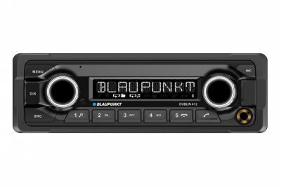 Blaupunkt Dublin 412, holdbar stereo med Bluetooth og 3 par lavniveauudgange