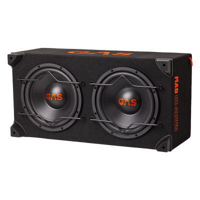 GAS MAD B1-212VS, 2x12 tommers basrefleks- eller lukket basboks
