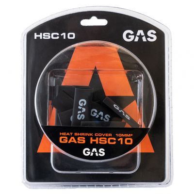 GAS 10-pak 10mm² krympslange, sort