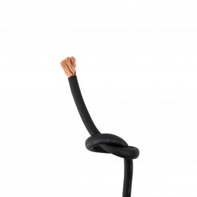 GAS MAX sort 35mm² OFC-strømkabel, pris pr. meter