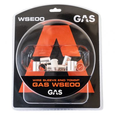 GAS 10-pak ende-/kabelfittings, 70mm²-kabel