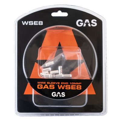 GAS 10-pak ænd-/kabelhylser, 10mm²-kabel