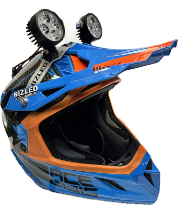 Nizled hjälmkit med 2 lampor