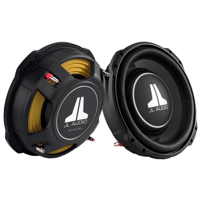 2-pack JL Audio 12TW3-D8, slankt 12 tommers baselement