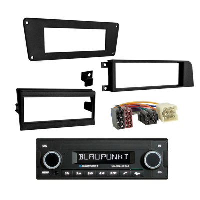 Retro-bilradiokit til Volvo 240/740 1975–1993, Blaupunkt Skagen 400 DAB