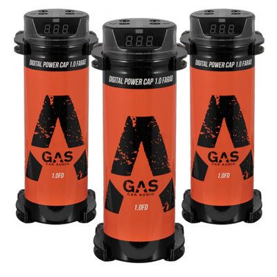 3-pak GAS CC1FD Strømkondensator 1.0F Standard