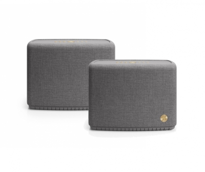 2-pak Audio Pro A15 W bærbar Wifi-højttaler, mørkegrå