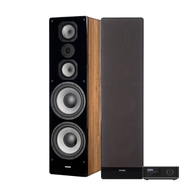 Wiim Amp Ultra med Dynavoice Challenger M-105 EX v4 i eg, 2.0 stereopakke