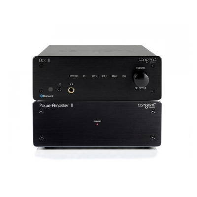 Tangent DAC II med PowerAmpster II, kompakt stereokombo
